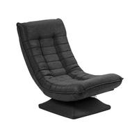 Hygrad Built to Survive Swivel Armchair Chair, 5-Fold Adjustable Lazy High Lounge Chair, Folding Swing Chair 360-Degree Rotatable With Adjustable Backrest