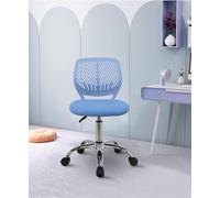 Hygrad Built to Survive Swivel Chair Ergonomic Rolling Adjustable Gas Lift Kids Children Teens Study 360 Swivel Armless Chair Seat With Wheels in Blue Hygrad Built to Survive Blue