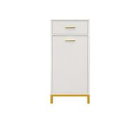 Hygrad Built to Survive Tilt-Out Laundry Hamper Cabinet, Freestanding Bathroom Dirty Clothes Storage With Drawer