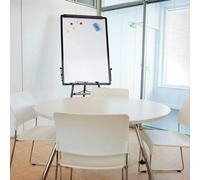 Whiteboard Tripod Magnetic 24" x 36" Inches Standing Flip Chart Easel Lightweight Adjustable Tripod Whiteboard Magnetic Standing Flip Chart Easel Lightweight Adjustable with Eraser/Pens/Magnets