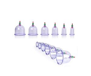 HYGRAD® Multiple Sizes Cupping Therapy Cups Hijama Cups Vacuum Suction Disposable Cups for Chiropractor Acupuncture Physiotherapy (B2, 100)