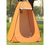 HYGRAD Pop Up Toilet Tent Chaning Room Camping Shower Instant Pop Up Portable Outdoor Camping (Orange)
