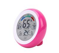 Hygrometer Humidity Meter, Digital Temperature Monitor and Humidity Meter for Home Office School Comfort Reptile Thermometer (Pink)