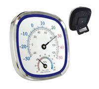 Hygrometer Temperature Gauge - Desktop Humidity Monitor, Indoor Climate Tracker | Digital Humidity And Temperature Measurement For Plant Lovers Library Home Office Apartment Basement