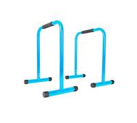 HyGYM Parallel Dip Bars Station Strength Body Weight Calisthenic Training - Blue