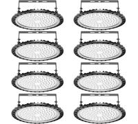 HYHDDM 500W UFO LED High Bay Light, 50000LM 6500K IP65 Waterproof Commercial Warehouse Garage Lighting(2 Packs,500watt)