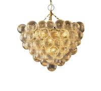 HYHDDM 63" Gold Art Deco Chandelier - 14-Light Large Crystal Pendant with Included G9 LEDs for Dining Room Foyer(Gold(32''))