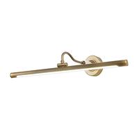 HYHDDM Retro Brass Bathroom Mirror Light - 240° Adjustable LED Wall Sconce for Vanity, Dressing Table or Bedroom Lighting(B,58cm)