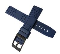 HYHJYMG 20mm 22mm 24mm For Navitimer Avenger Black Red Yellow Blue Watchband Steel Buckle Soft Silicone Rubber Watch Strap Special
