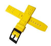 HYHJYMG 20mm 22mm 24mm For Navitimer Avenger Black Red Yellow Blue Watchband Steel Buckle Soft Silicone Rubber Watch Strap Special