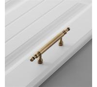 HYHJYMG American Retro Pure Copper Solid Furniture Wardrobe Cabinet Cabinet Door Handle Yellow Bronze Antique High-Grade Handle,Vintage Brass5395