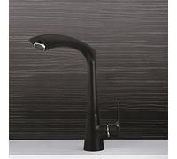 HYHJYMG Faucet Sand Blasting Technology of Cold and Hot Full Copper Faucet in Kitchen Faucet,Blackmodern Simple Luxury Quality Guarantee Home Decoration Faucet