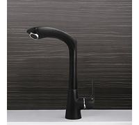 HYHJYMG Faucet Sand Blasting Technology of Cold and Hot Full Copper Faucet in Kitchen Faucet,Blackmodern Simple Luxury Quality Guarantee Home Decoration Faucet