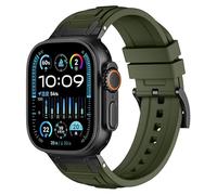 HYHJYMG For Watch Band Ultra 2 49mm 45mm 44mm Rubber Strap Series 10 9 8 7 6 5 4 3 2 1 SE With Metal Connector S10 46mm 42mm WatchBands