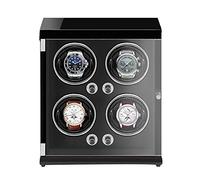 HYHJYMG GaRcan Spinner Winding Box Watch Winders - 4-Position Rechargeable Watch Shaker Mechanical Watch Winder Vertical Automatic Watch Winding Box with Light-Sensitive Led Light Quiet