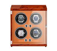 HYHJYMG GaRcan Spinner Winding Box Watch Winders - 4-Position Rechargeable Watch Shaker Mechanical Watch Winder Vertical Automatic Watch Winding Box with Light-Sensitive Led Light Quiet