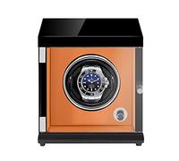 HYHJYMG GaRcan Spinner Winding Box Watch Winders - Rechargeable Single Watch Shaker Mechanical Watch Winder Vertical Automatic Watch Winding Box with Light-Sensitive Led Light Quiet and