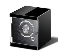 HYHJYMG GaRcan Spinner Winding Box Watch Winders - Smart Watch Shaker Mechanical Watch Automatic Winding Device Household Light Luxury Colorful Atmosphere Light Watch Storage Box Organi