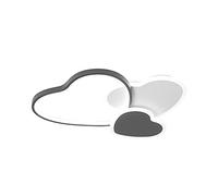 HYHJYMG Heart-shaped Chandelier Modern Ceiling Light LED Flush Mount Lighting Fixture Creative Personality Acrylic Ceiling Lamp Modern Warm Marriage Room Lights 30W(White Light)