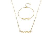 HYHJYMG jewellery wedding 925 jewelry set for women - necklace pendant in the shape of letter pendant, luxury wedding jewelry set, birthday jewelry