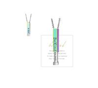 HYHJYMG jewelry Be Kind ...Of A B -Hidden Message s for Women 3D Engraving Vertical Bar Stainless Steel Encouragement Mantra Pendant Funny Inspirational Friendship Gift Jewelry for girls