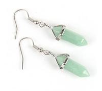 HYHJYMG jewelry for women Hexagonal Reiki Natural Stone Crystal Earrings Bead Drop Quartz Earring Decoration Jewelry Piercing Women women's jewelry