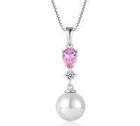 HYHJYMG jewelry Pearl s for Women Birthstone Pendant Sterling Silver Pearl Jewelry Jewelry for girls