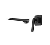 HYHJYMG Kitchen Faucet,Kitchen Sink Faucets Solid Brass Bathroom Basin Faucet Wall Mounted Waterfall Spout Hot and Cold Water Mixer Tap Crane