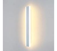 HYHJYMG lamp Long Strip Hardware Dining Room Wall Lamps Nordic Modern Simple Acrylic Wall Sconces LED Three Color Dimmable Wall Light for Bedroom Balcony Stairs Kitchen Living Room(Gray,40cm) lamp