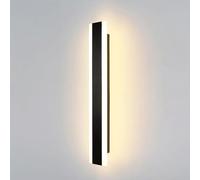 HYHJYMG lamp Long Strip Hardware Dining Room Wall Lamps Nordic Modern Simple Acrylic Wall Sconces LED Three Color Dimmable Wall Light for Bedroom Balcony Stairs Kitchen Living Room(Gray,40cm) lamp
