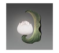 HYHJYMG Light Bedroom Wall Lamps Bedside Decorative Wall Lamps, Corridor and Stair Lighting fixtures, Lotus Shaped Wall Lamps Wall Lights for Living Room(a) Light