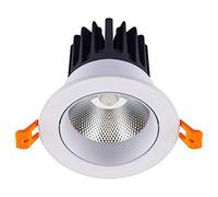 HYHJYMG Light Ceiling Light, White 7w Indoor Downlight Ceiling Light Fixture, 75mm Cut Hole no Flicker Spotlight Energy Saving fire Rated wash Wall lamp, for Bathroom Hallway Stage Office Store