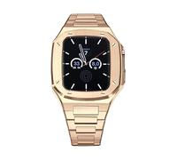 HYHJYMG Stainless Steel Metal Wristband Watch Band Modification Kit,For Series 9 8 7 6 5 4 SE 44MM 45MM DIY Upgrade Replace Strap Accessories