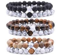 HYHONEY Couples Bracelets Matching Bracelets For Couples Matching Bracelet Forever Bracelet for Couples bracelet for couples Fashion Accessories permanent bracelets for couples, One Size, Stone, stone