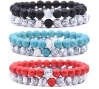 HYHONEY Couples Bracelets Matching Bracelets For Couples Matching Bracelet Forever Bracelet for Couples bracelet for couples Fashion Accessories permanent bracelets for couples, One Size, Stone, stone