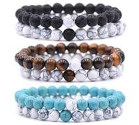 HYHONEY Couples Bracelets Matching Bracelets For Couples Matching Bracelet Forever Bracelet for Couples bracelet for couples Fashion Accessories permanent bracelets for couples, One Size, Stone, stone