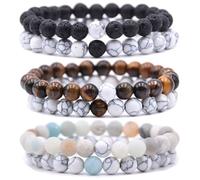 HYHONEY Couples Bracelets Matching Bracelets For Couples Matching Bracelet Forever Bracelet for Couples bracelet for couples Fashion Accessories permanent bracelets for couples, One Size, Stone, stone