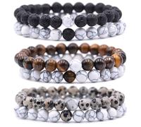 HYHONEY Couples Bracelets Matching Bracelets For Couples Matching Bracelet Forever Bracelet for Couples bracelet for couples Fashion Accessories permanent bracelets for couples, One Size, Stone, stone