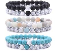 HYHONEY Couples Bracelets Matching Bracelets For Couples Matching Bracelet Forever Bracelet for Couples bracelet for couples Fashion Accessories permanent bracelets for couples, One Size, Stone, stone