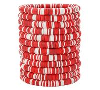 HYHONEY Friendship Bracelets Beaded Bracelets Heishi Bracelet Cute Bracelets Stack Vinyl Clay Disc Bead Surfer Stretch Summer Beach Bracelets For Women Preppy Bracelets, One Size, Stone, Agate