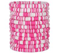 HYHONEY Friendship Bracelets Beaded Bracelets Heishi Bracelet Cute Bracelets Stack Vinyl Clay Disc Bead Surfer Stretch Summer Beach Bracelets For Women Preppy Bracelets, One Size, Clay, Agate