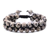 HYHONEY Mens bracelet Bracelets for women Bracelets Beaded Bracelets Mens jewelry Mens Womens Bracelet bracelets for men bracelet men men's fashion Mens beaded bracelets, One Size, Stone, Agate