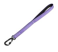 Hyhug Design Strong 3M Reflective Strip Double Color Nylon Jacquard Weave Webbing Dog Lead, Comfy Adjustable Length Safety Leash, Durable Soft Breathable, Safe Night Walk (18 inch, Ultra Violet)