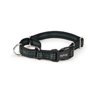 Hyhug Martingale Dog Collar With Buckle: Escape-Proof, No Slip Heavy Duty Polyester, Colorfast Adjustable Pet Supplies for Small Dogs (Reflective Green, Small)