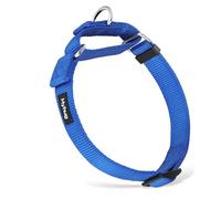 Hyhug Martingale Dog Collars for Medium Dogs, Blue, Escape Proof