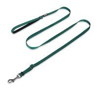 Hyhug Pets Upgraded Adjustable Length Lead with Sturdy Nylon and Super Soft Neoprene lined Handle for Pup Dogs. (Small, Olive Green)