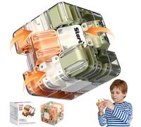 Hyhuiyin Large 3D Labyrinth Cube Puzzle, Logical Challenge 3x3 Maze Puzzle Cube Toy Interactive Maze Game High Difficulty Puzzle for Logic Development and Stress Relief Education Sensory Toys Gift