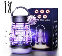 Hyhuiyin Mosquito Killer Lamp, 2026 Upgraded Mosquito Zapper 360°Unique Wave Reflection Technology Bug Zapper Insect Pest Fly Killer Outdoor & Indoor Fly Zapper for Home Garden Camping