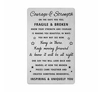 HYHYDHP Courage And Strength Gifts Wallet Card, Inspirational Gifts Encouragement Cards for Women Men, Mental Health, Depression Presents