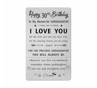 HYHYDHP Goddaughter 30th Birthday Card - Happy 30th Birthday Gifts for Goddaughter - Goddaughter 30 Year Old Birthday Cards